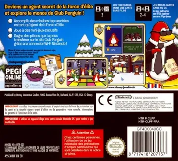 Club Penguin - Cuerpo de Pinguinos de Elite (Spain) box cover back